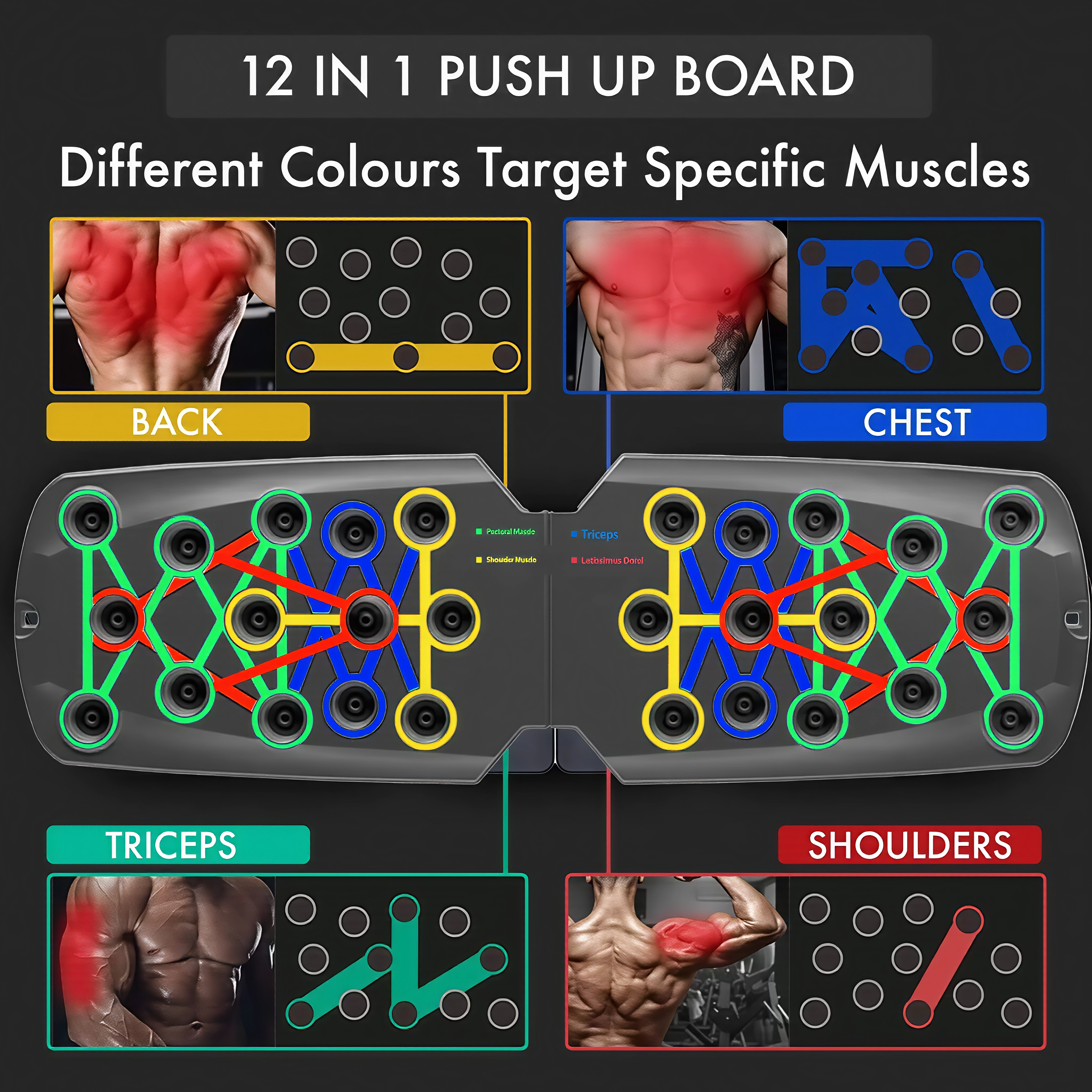Multifunctional Push-up Board Set Portable