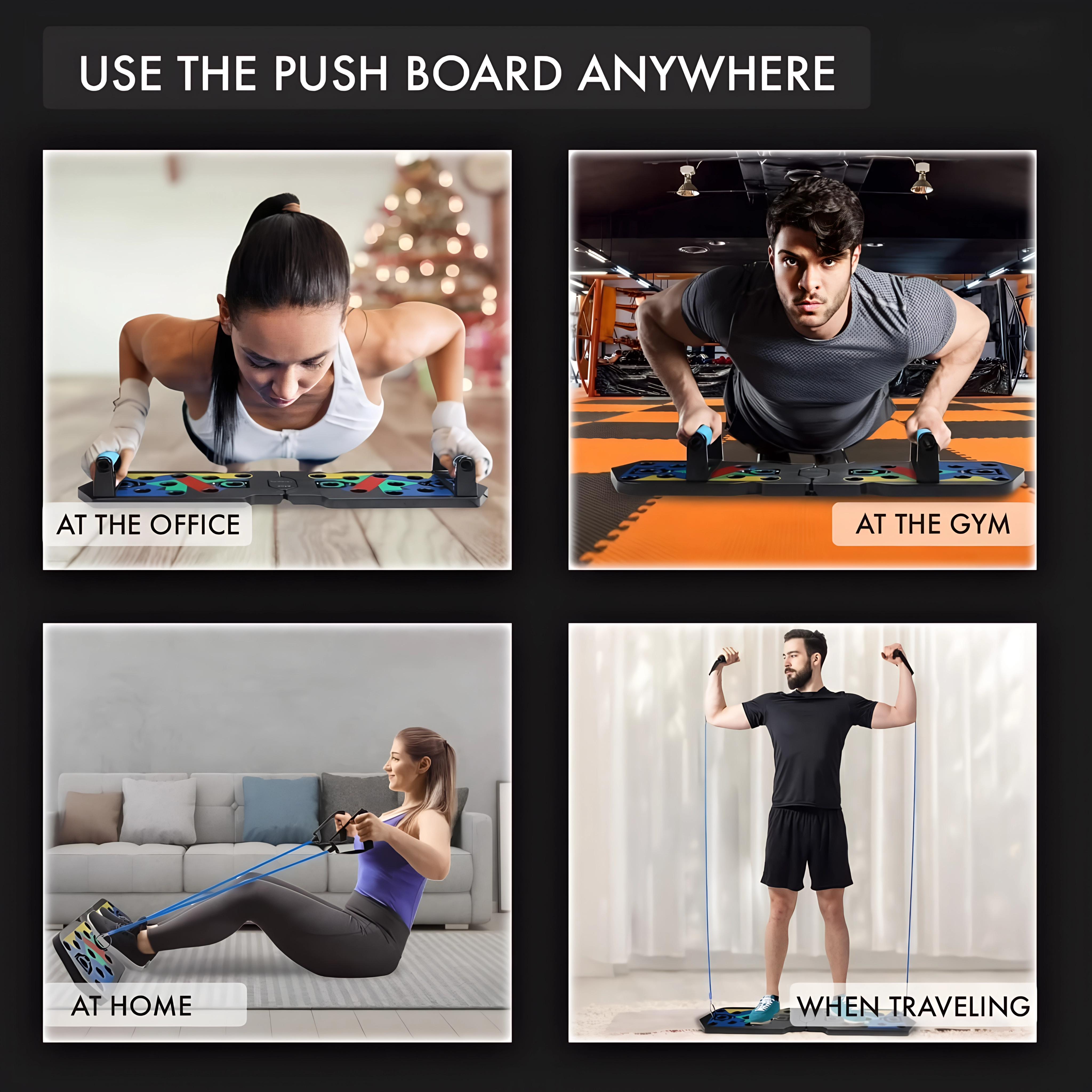 Multifunctional Push-up Board Set Portable